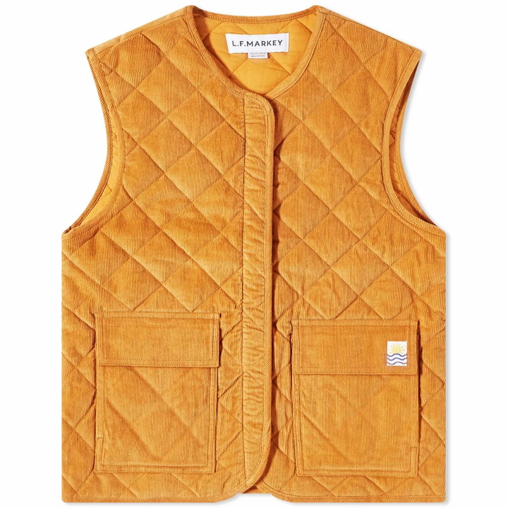 Photo: L.F. Markey Women's Flint Waistcoat in Ochre