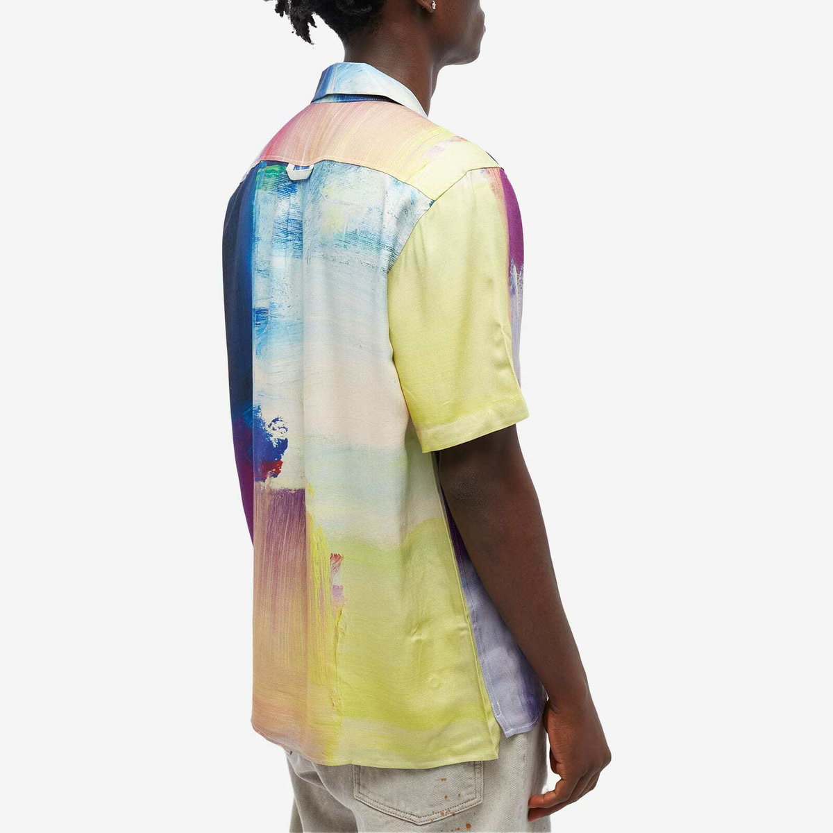 Neuw Denim Men's Kurojiro Art Vacation Shirt in Navy Multi