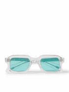 Jacques Marie Mage - Sandro Rectangular-Frame Acetate Sunglasses