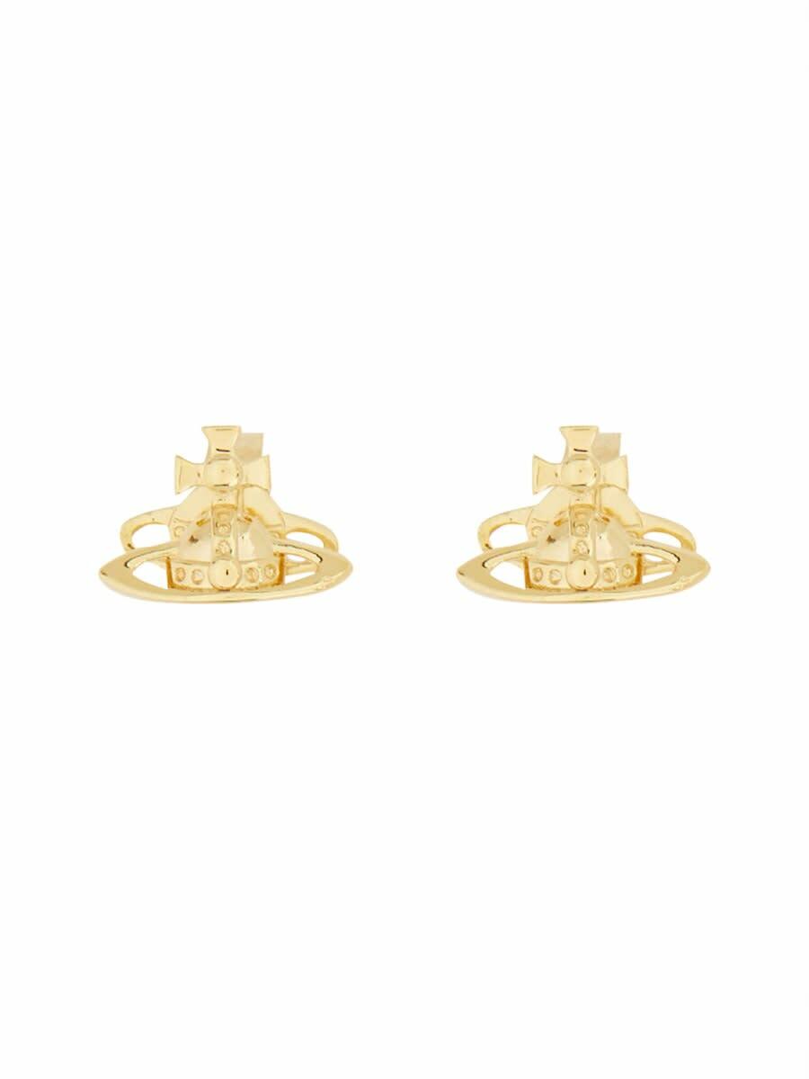 【Vivienne Westwood】ゴールド Marybeth ピアス Vivienne Westwood Gunmetal Marybeth Earrings Vivienne Westwood