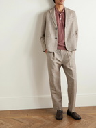 Corridor - Checked Linen and Wool-Blend Blazer - Neutrals