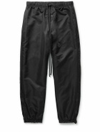FEAR OF GOD ESSENTIALS - Tapered Logo-Appliquéd Taslan Nylon Track Pants - Gray