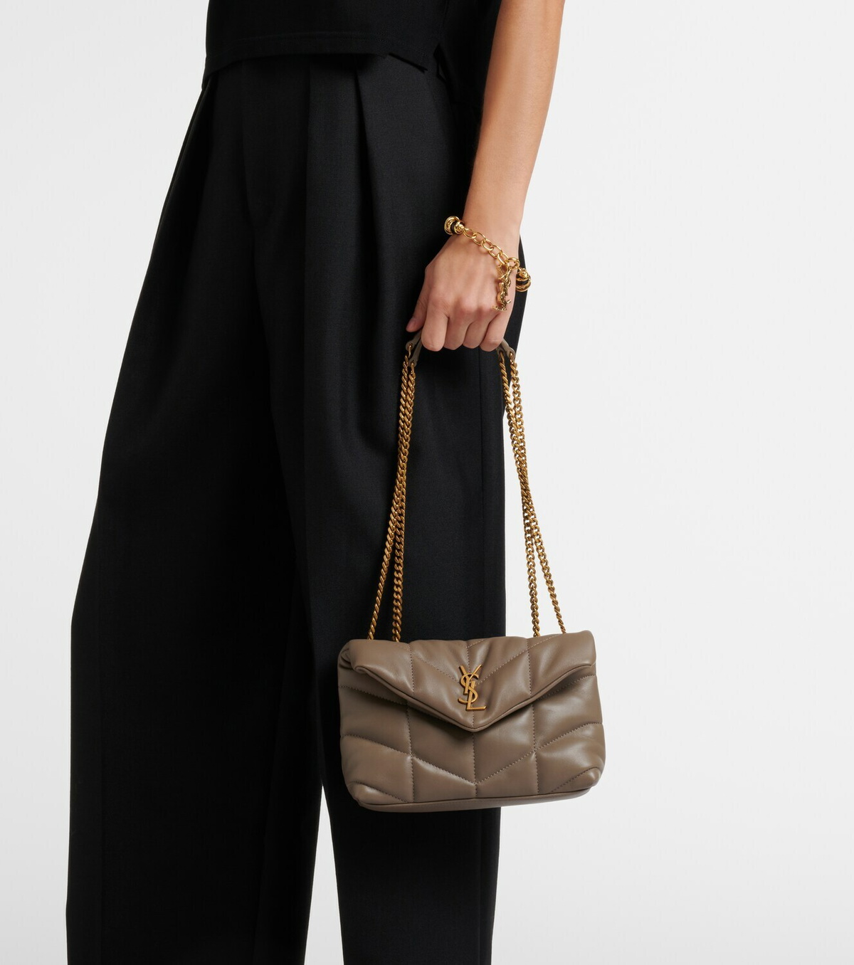 Saint Laurent Puffer Toy leather shoulder bag