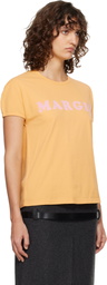 MM6 Maison Margiela Yellow 'Margie' T-Shirt
