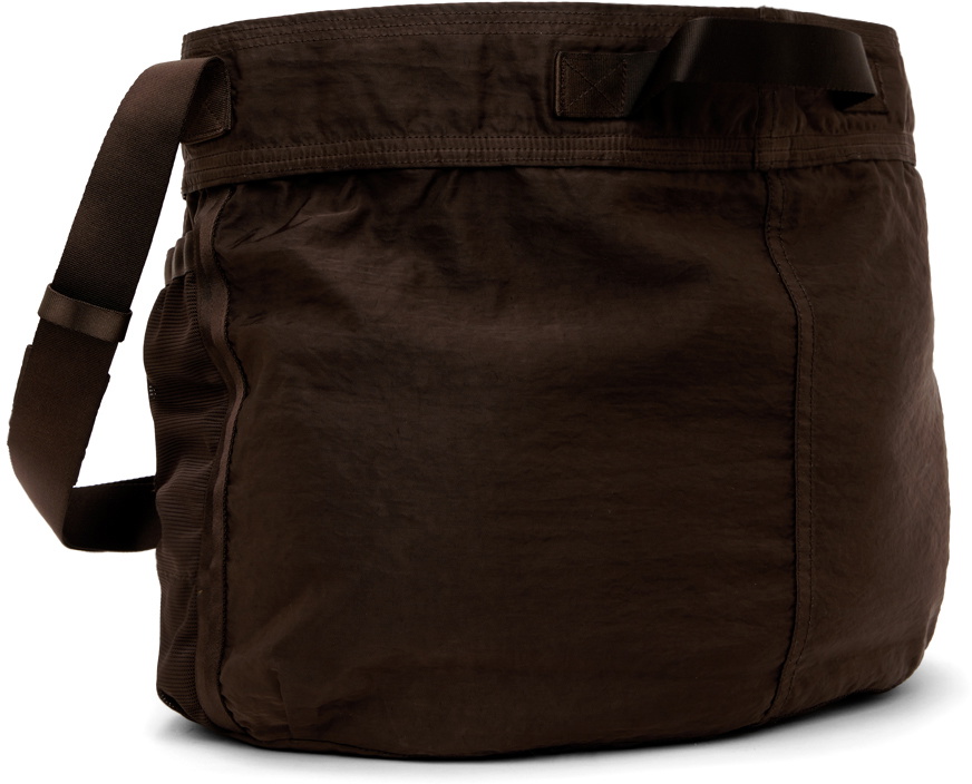 C.P. Company Brown Nylon B Messenger Bag