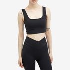 Adanola Women's Ultimate Square Neck Bra Top in Black