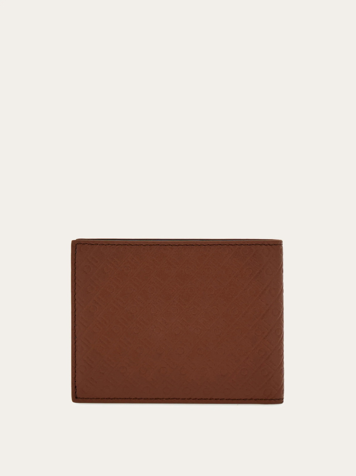 Ferragamo Mens Ferragamo Monogram wallet in Brown