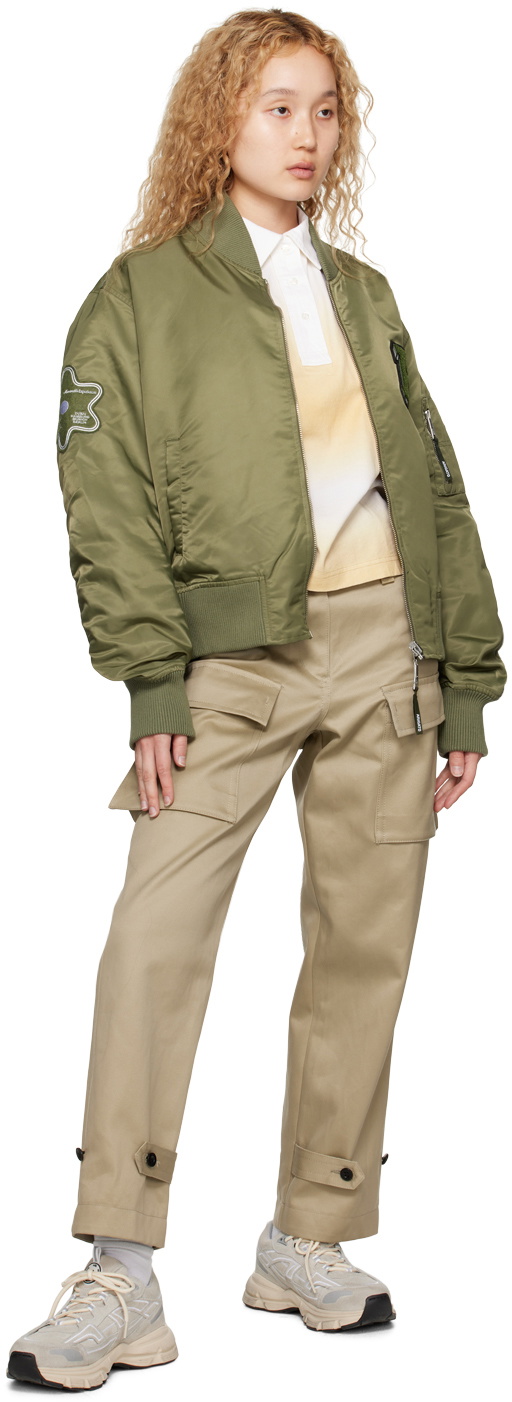 Axel Arigato Khaki Annex Reversible Bomber Jacket