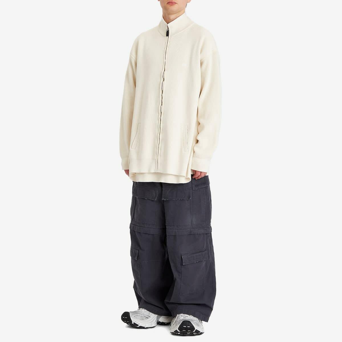 Balenciaga Men's Intertwined Sweater in Beige