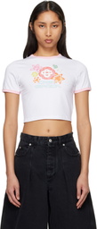 Casablanca White Ringer Baby T-shirt