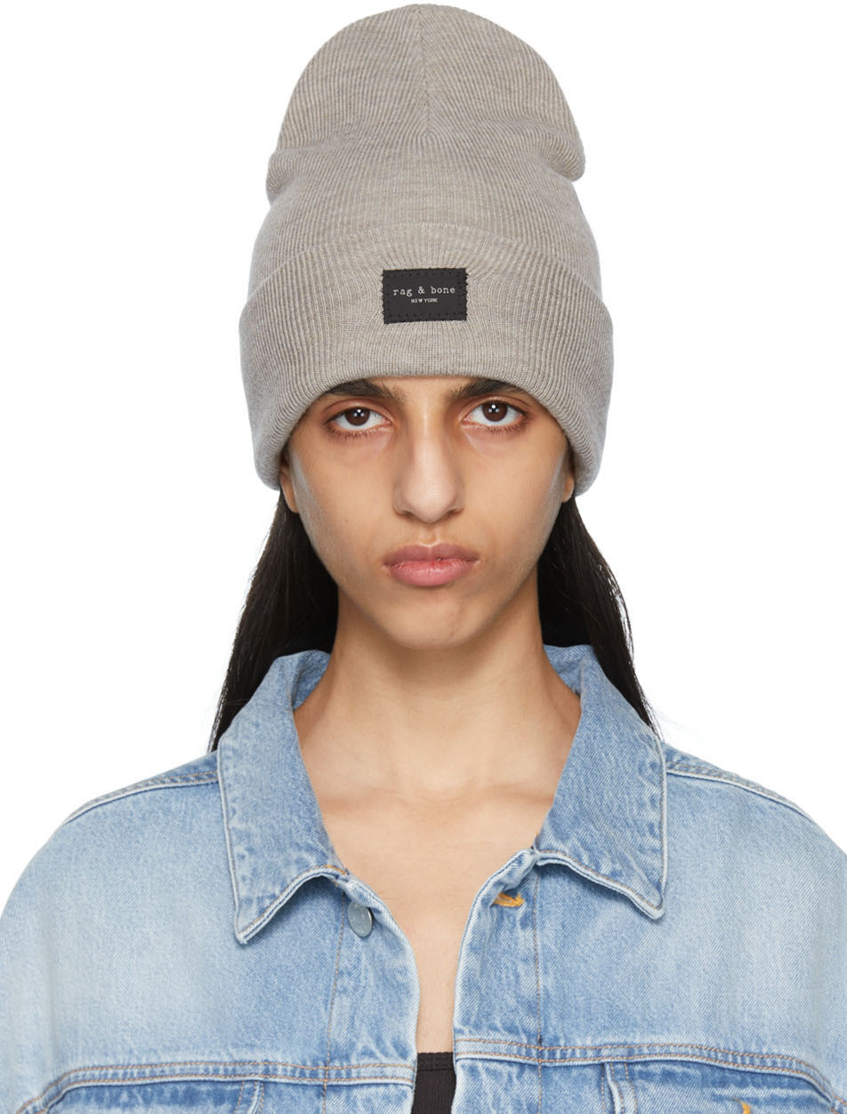 rag & bone Gray Addison Beanie