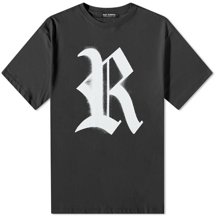 Photo: Raf Simons Men's Oversized R T-Shirt in Black
