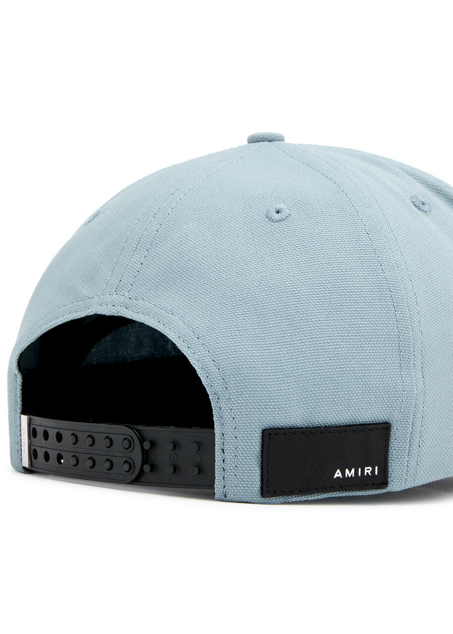Amiri MA Quad Logo-embroidered Canvas cap - Blue - One Size  display picture 2