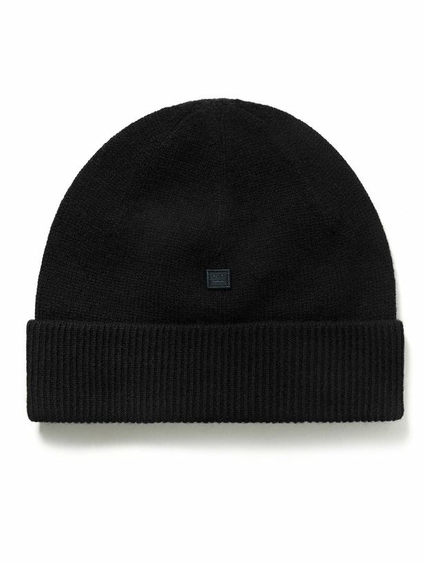 Photo: Acne Studios - Logo-Appliquéd Wool Beanie