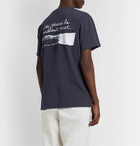 Engineered Garments - Printed Cotton-Jersey T-Shirt - Blue