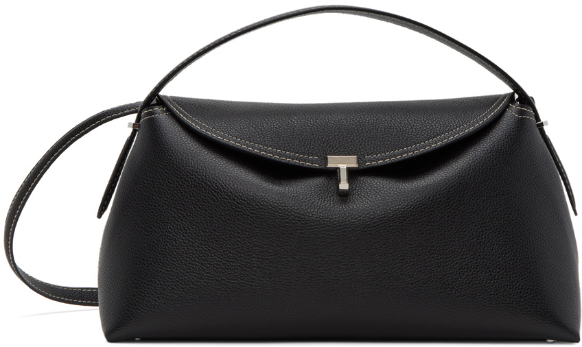 TOTEME Black T-Lock Bag
