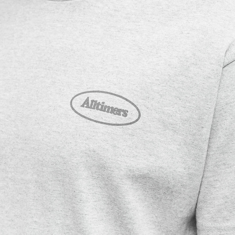 Alltimers Men's Broadway Oval T-Shirt in Heather Grey Alltimers