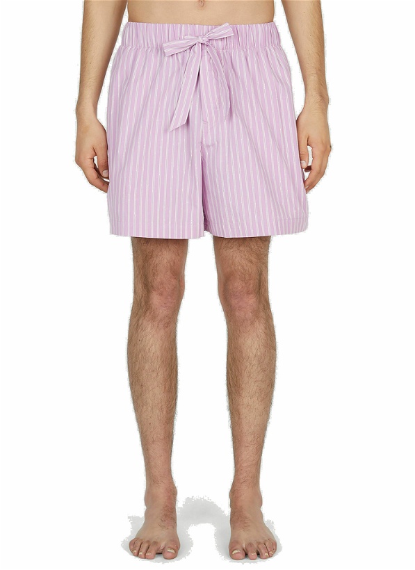 Photo: Tekla - Skagen Stripes Shorts in Pink
