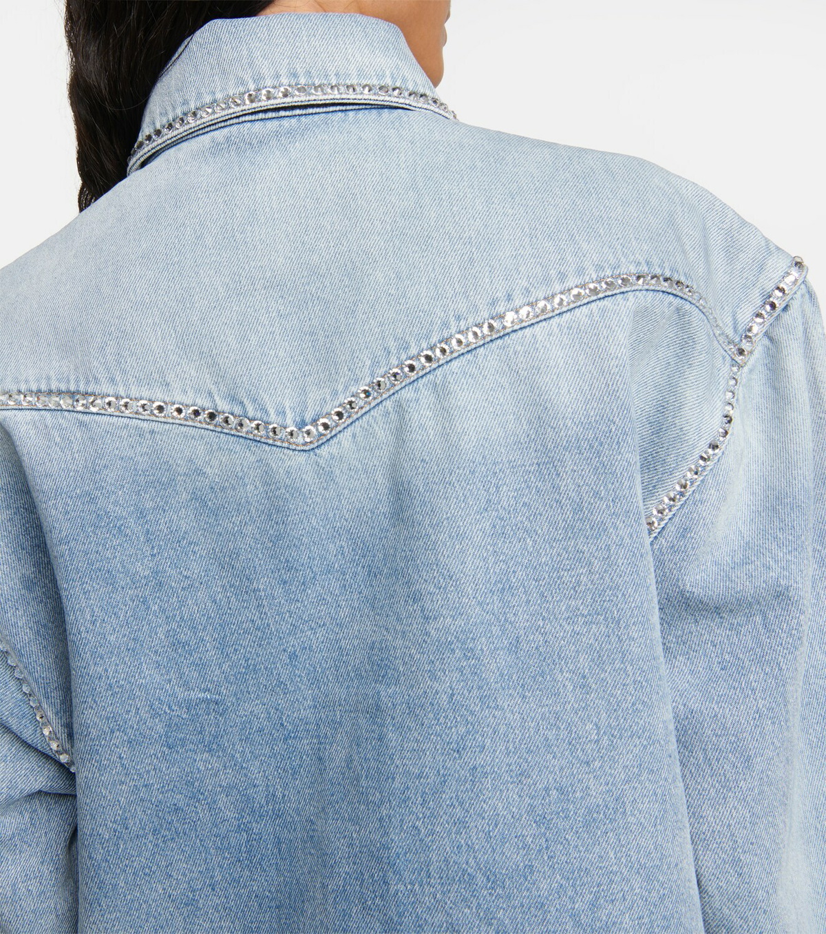 Alexandre Vauthier Embellished denim shirt Alexandre Vauthier