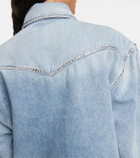 Alexandre Vauthier Embellished denim shirt