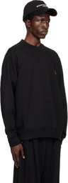 WOOYOUNGMI Black Metallic Graphic T-shirt