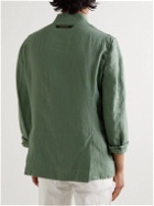 Sease - Ellen Unstructured Linen Blazer - Green