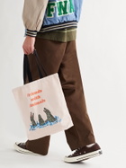 FRIENDS WITH ANIMALS - Logo-Print Canvas Tote Bag