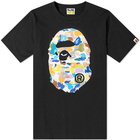 A Bathing Ape Multi Camo Big Ape Head Tee