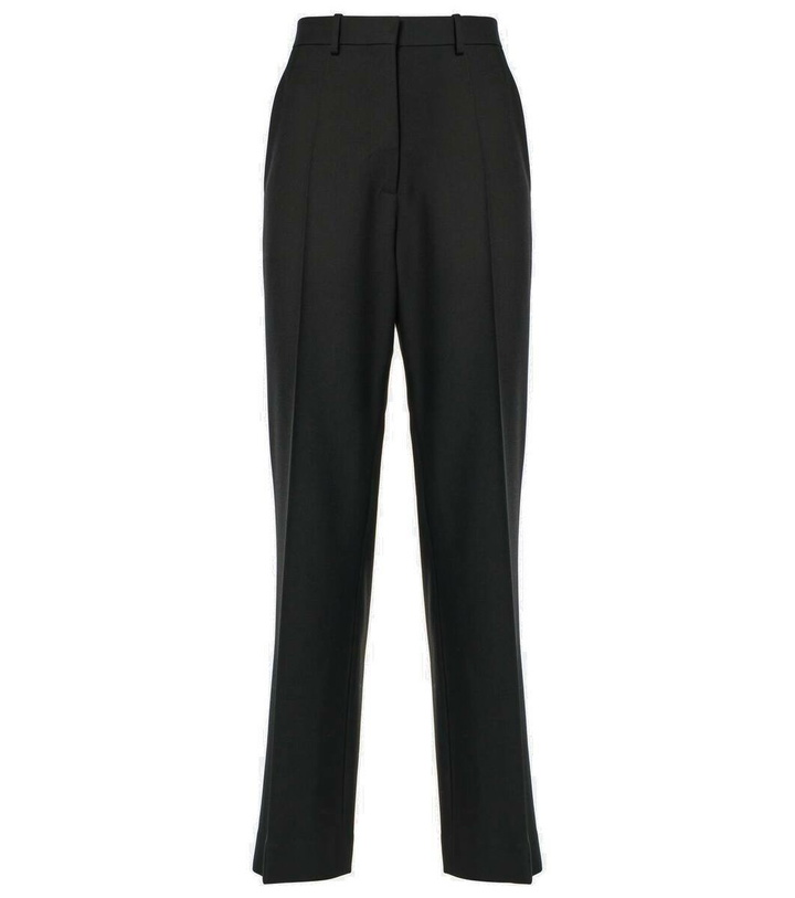 Photo: The Row Albereta virgin wool flared pants