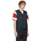 Soulland Navy Padded Clay Vest