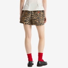 Damson Madder Women's Pull On Shorts in Leopard