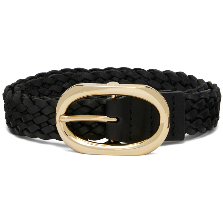 Photo: ANINE BING Black Signature Link Braided Belt