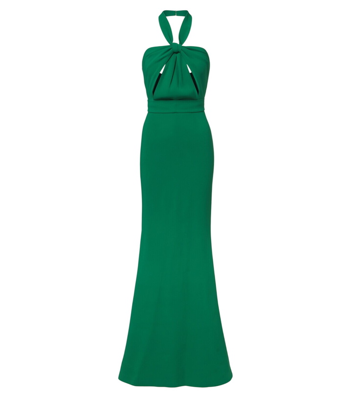 Photo: Elie Saab Crêpe halterneck gown