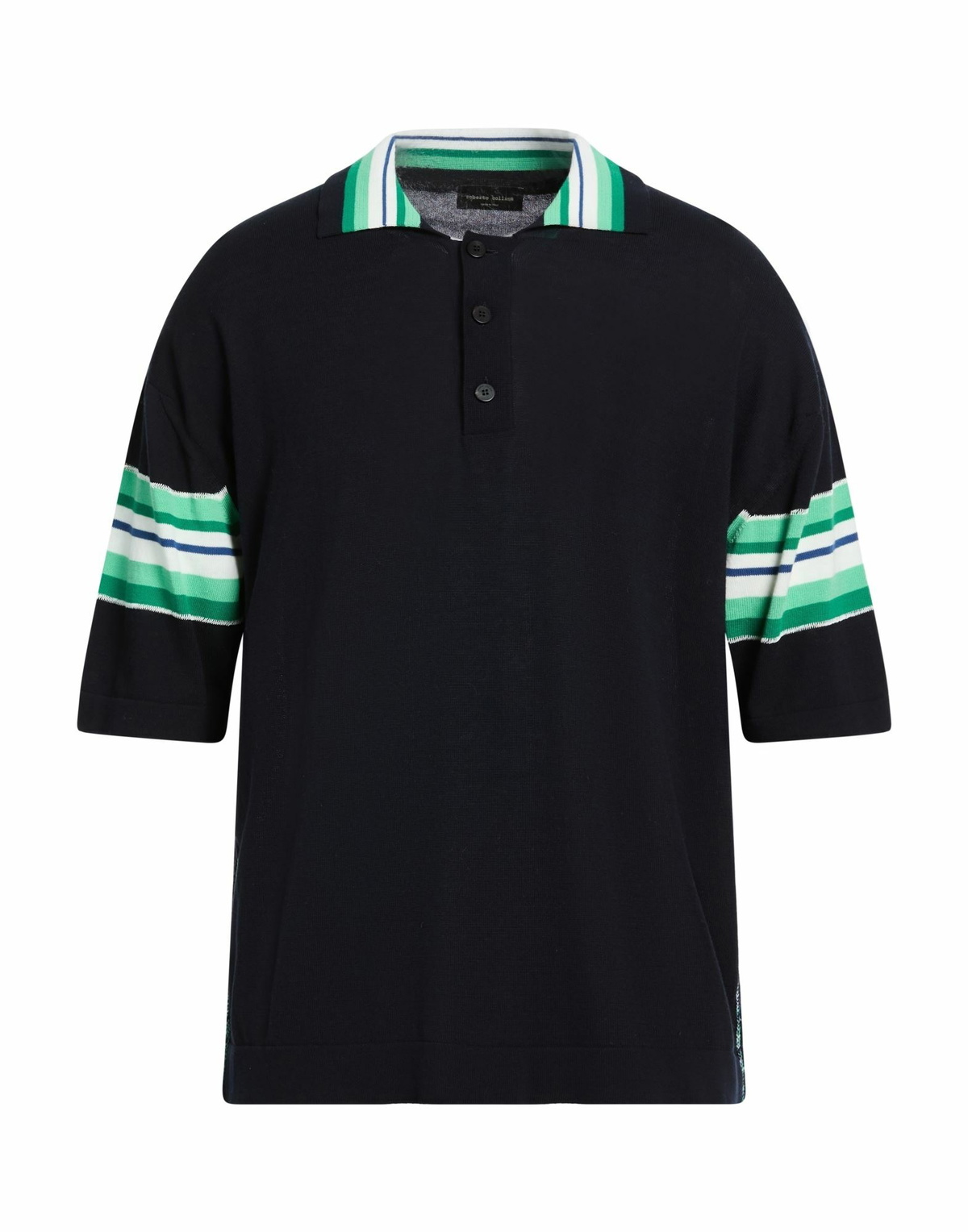 Roberto Collina Mens Sweater Midnight in Blue