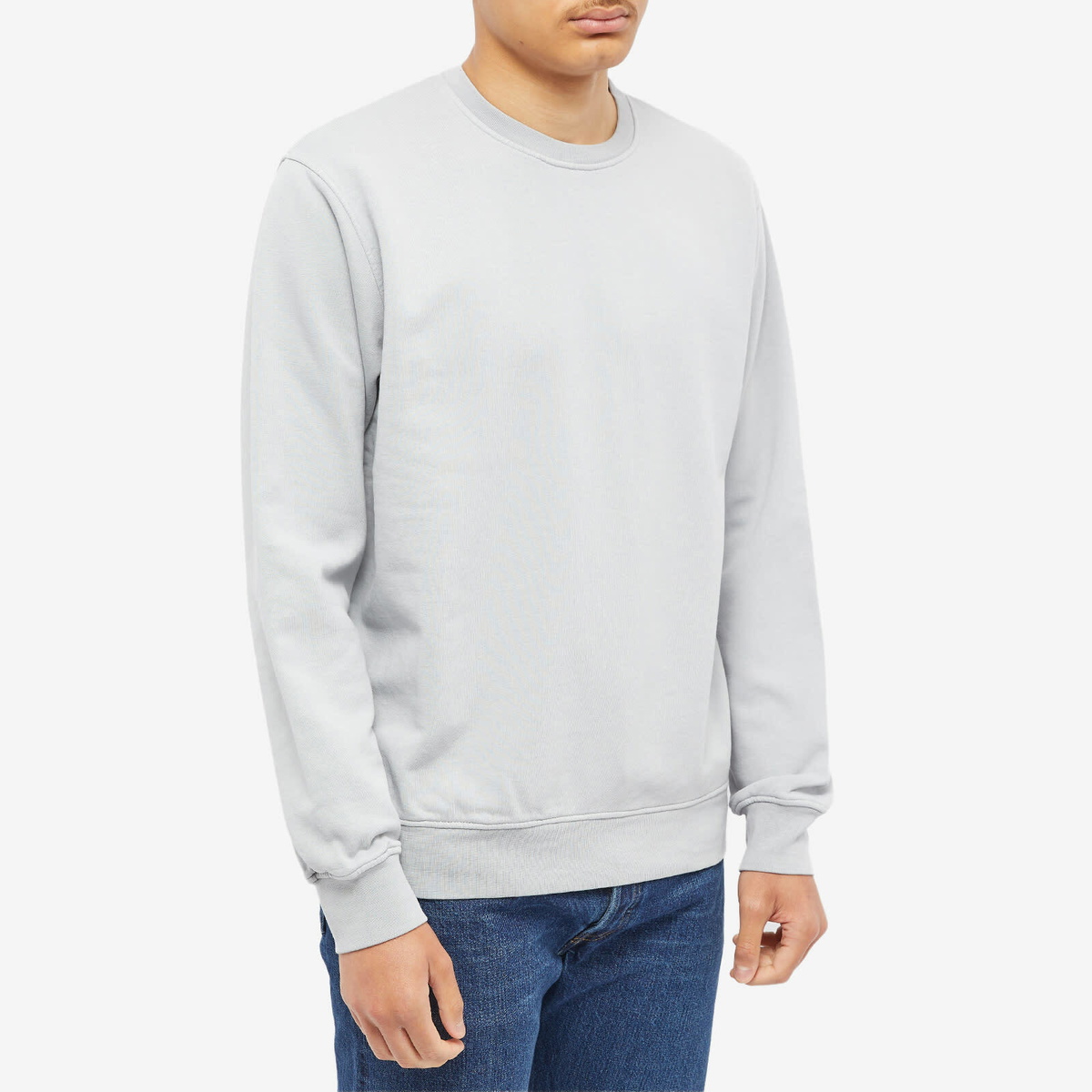 Colorful Standard Men's Classic Organic Crew Sweat in CldyGry