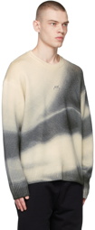 A-COLD-WALL* Off-White & Grey Gradient Sweater