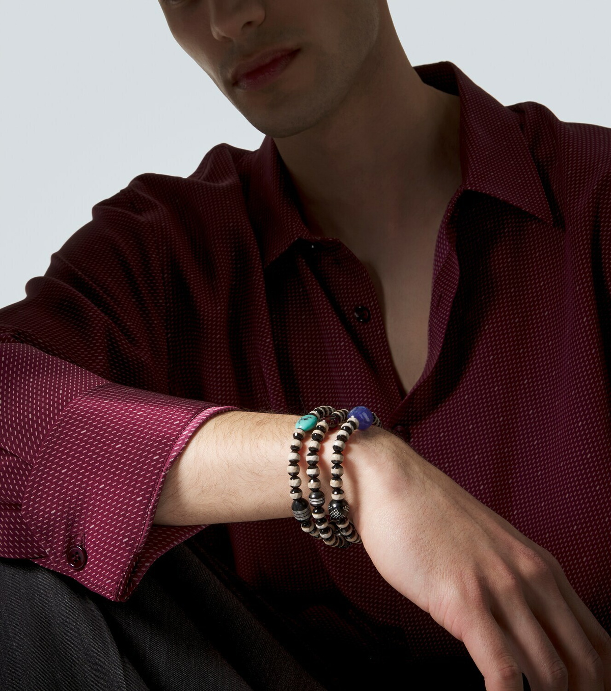 Ileana Makri Set of 3 beaded bracelets