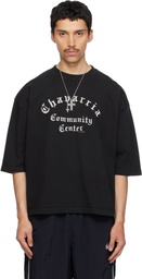 WILLY CHAVARRIA Black 'Chavarria Community Center' Buffalo T-shirt
