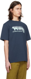 Maison Kitsuné Navy Flash Fox T-Shirt