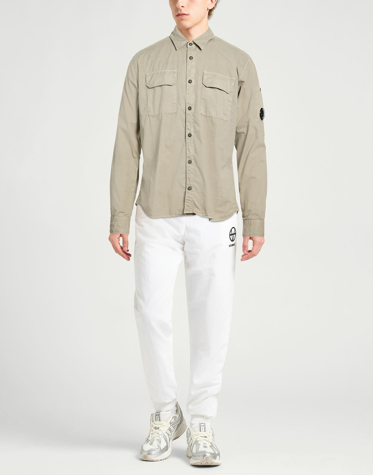 C. p. Company Mens Shirt Sand