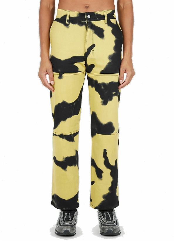 Photo: Spray Camo Jeans in Yellow