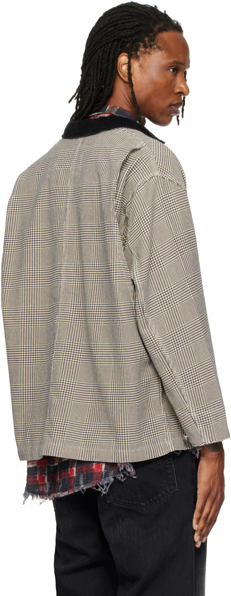 R13 Gray Relaxed Chore Jacket