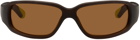 BONNIE CLYDE Brown Best Friend Sunglasses