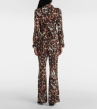 Diane von Furstenberg Michele leopard-print jumpsuit