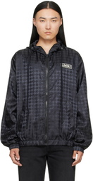 AMIRI Black MA Quad Windbreaker Jacket