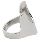 Alan Crocetti Silver Corset Fingertip Ring