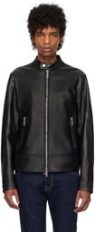Dsquared2 Black Biker Leather Jacket