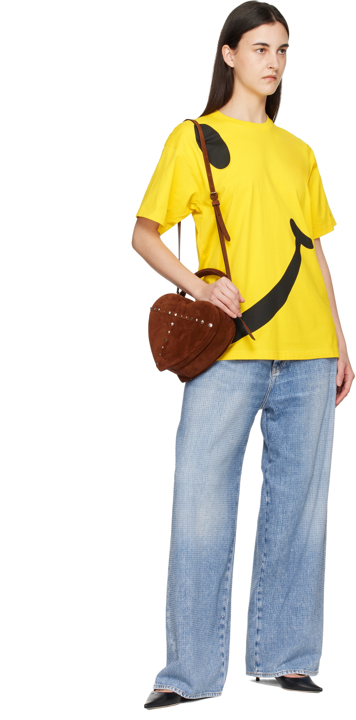 Moschino Brown 'Love Me' Bag