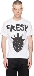 Comme des Garçons Shirt White Brett Westfall Edition 'Fresh' T-Shirt