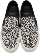 Saint Laurent Printed Venice Slip-On Sneakers